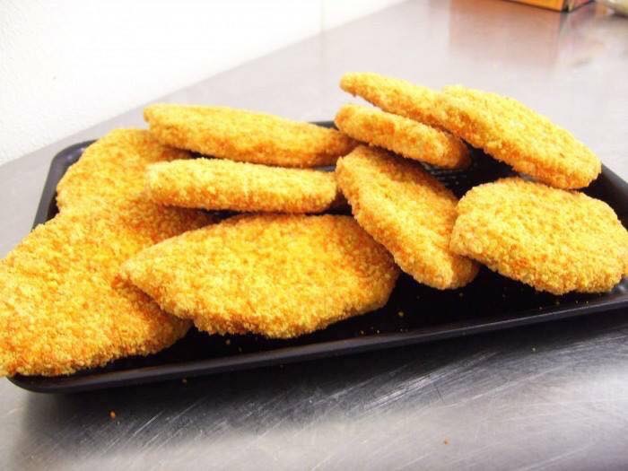 Voorgebraden kipschnitzels